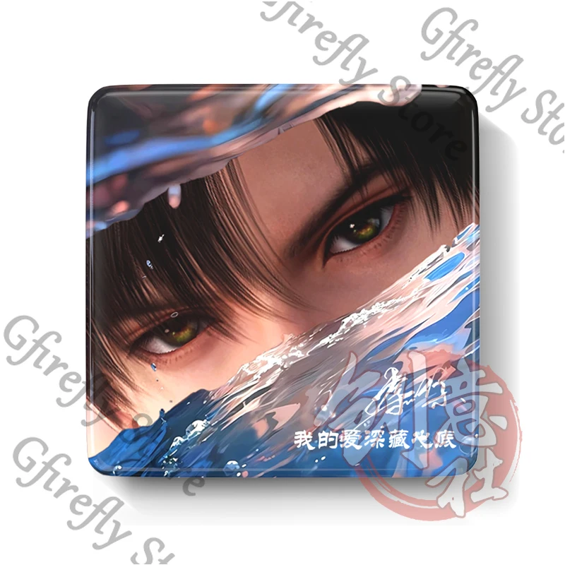 Magnet Kulkas Rafayel Cinta dan Deepspace Xavier Anime Kulkas Persegi Zayne Dekoratif Dinding Pertunjukan Garniture Hadiah Sylus