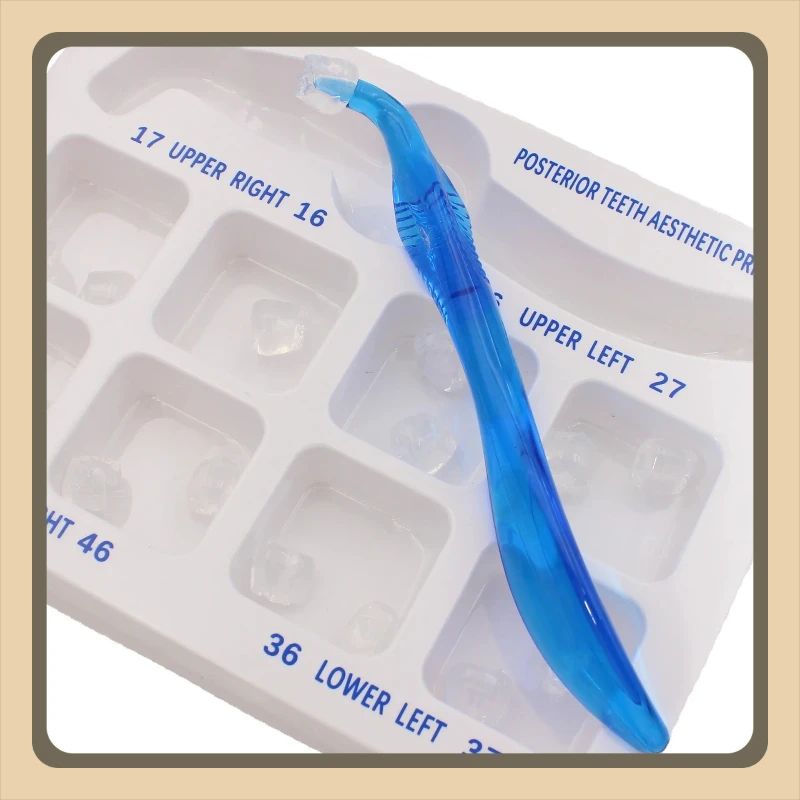 

Dental Posterior Teeth Aesthetic Mould Kit - Light Cure Composite Restoration & Filling Tools for Dentistry