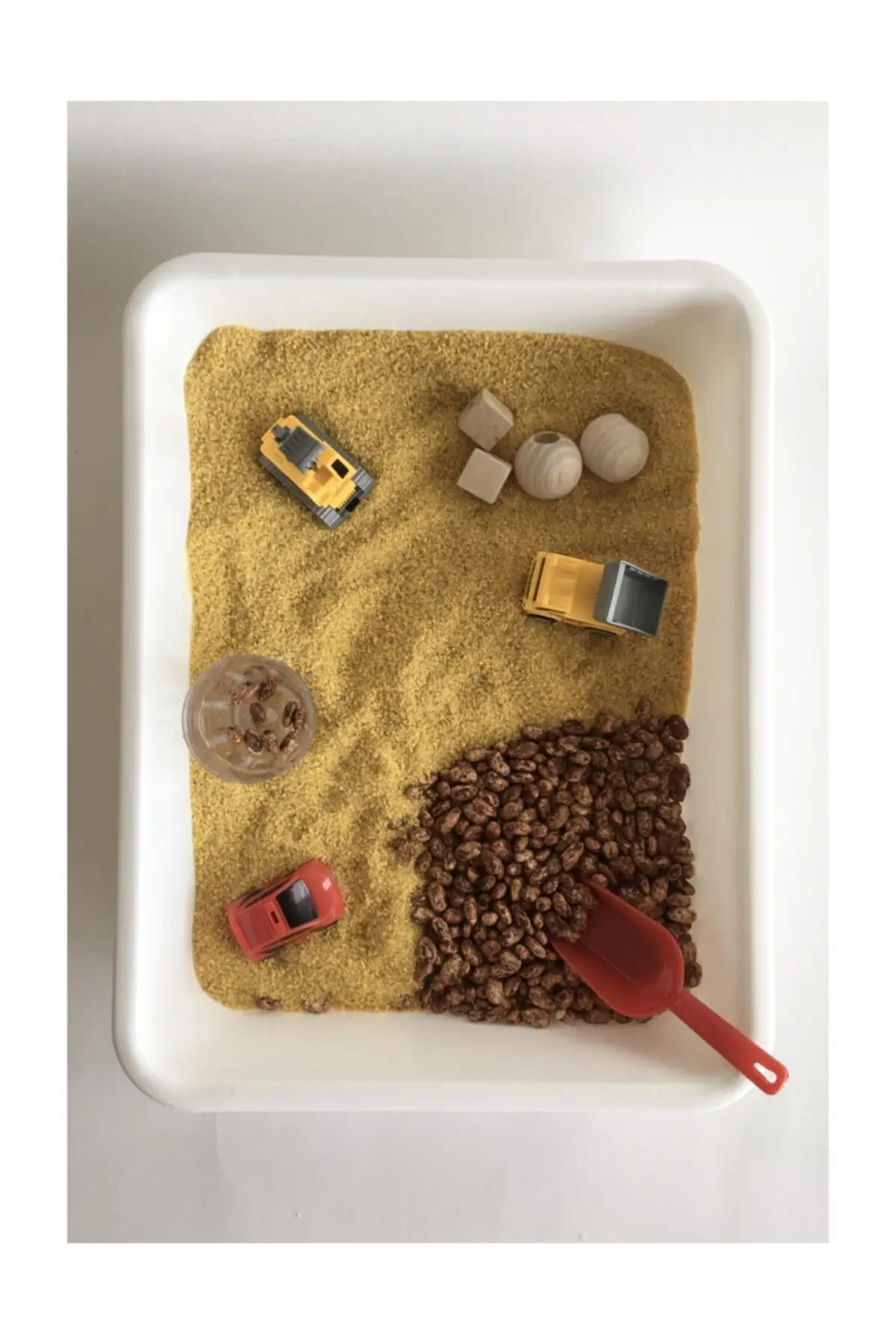 Konstruksi Bertema Permainan Sensorik Set-Montessori Mainan