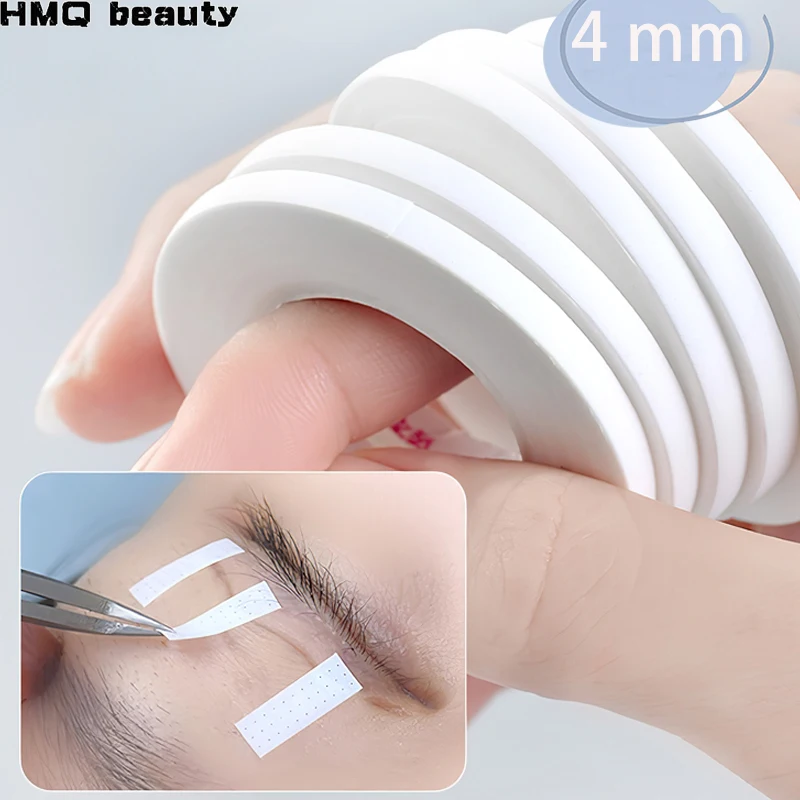 10/20 قطعة 4 مللي متر رمش تمديد الشريط الرموش تجعيد شريط لاصق ضيق لاش رفع Micropore أشرطة ماكياج أداة بالجملة