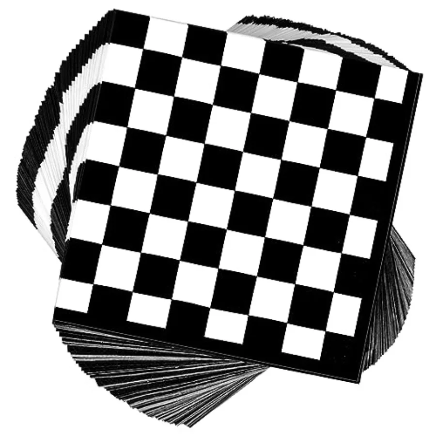 

Черно-белые клетчатые флагеры, 80 шт., одноразовая бумага для гоночных автомобилей, тематическая вечеринка для детского душа, украшения для гоночной вечеринки, сувениры
