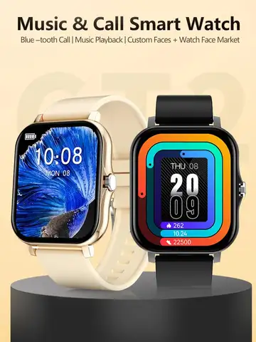 Sport Smart Watch Fitness Clock Health Monitor Waterproof Smartwatch Bluetooth Call Watches for Men Women IOS Xiaomi Huawei 2025