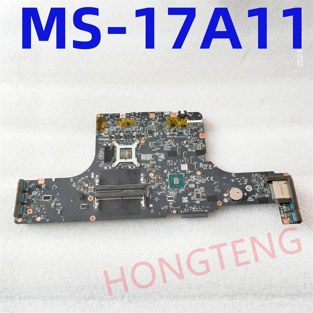 

Оригинальная игровая материнская плата MS-17A11 для MSI MS-17A1 GT73VR 6RE Titan Pro с процессором I7-6700HQ I7-6820HK, тест в порядке