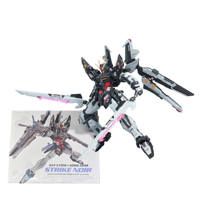 Dragon Momoko Mg 1/100 Gat-X105E Strike Noir Assembly Model High Quality  Collectible Anime Robot Kits Models Kids Gift - AliExpress