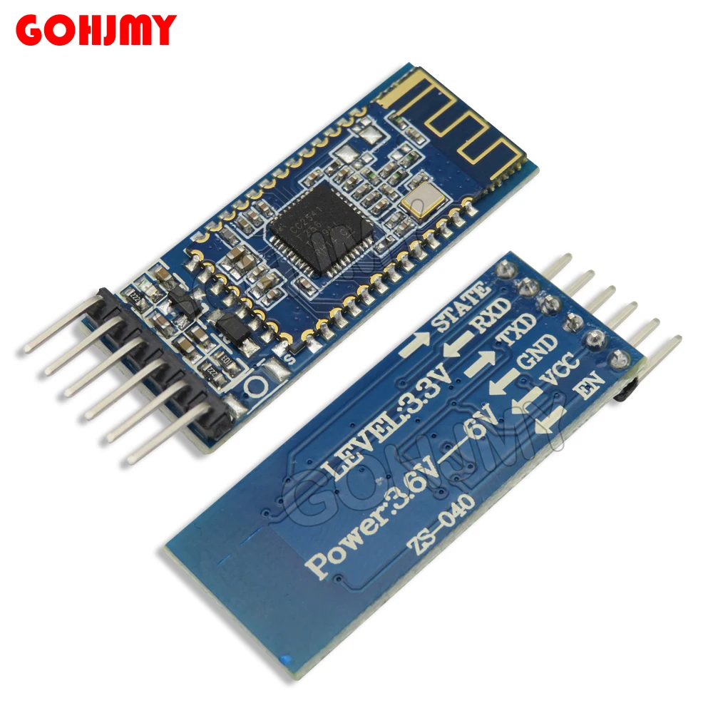 GOHJMY 1PCS 4.0 Bluetooth Module HM-10 AT-09   AnSerial Wireless Module Compatible AT09 droid IOS BLE CC2540 CC2541 