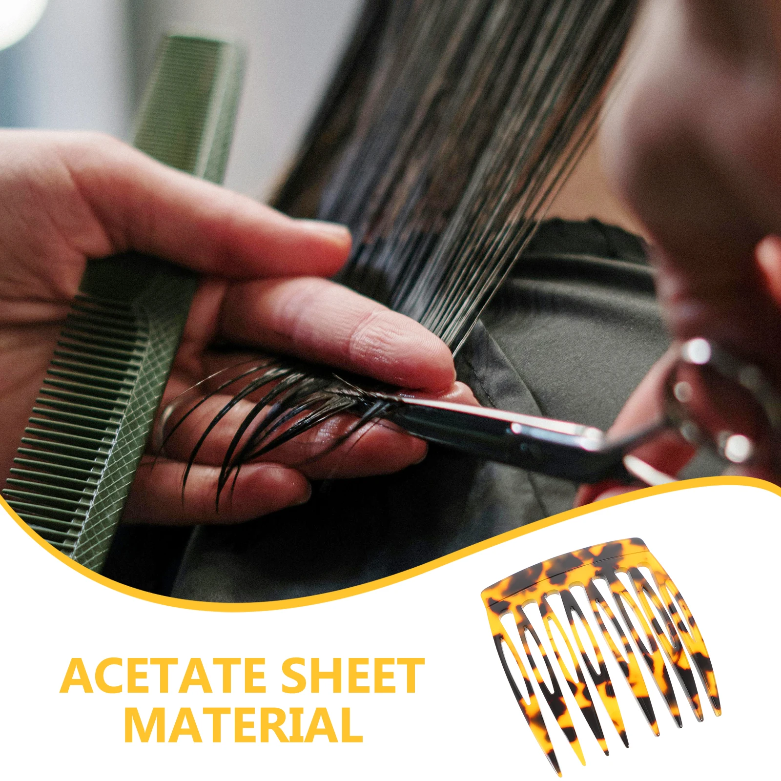 

Hair Comb Combs for Styling Small Headgear Women Fine Tooth Acetate Sheet Accessory Bride