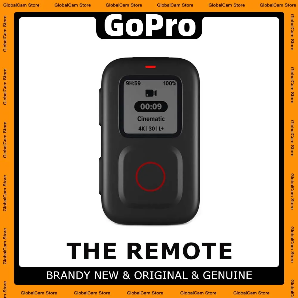 Original GoPro The Remote For Hero13/12/11/10/9 Black,Bluetooth + Waterproof Camera Control