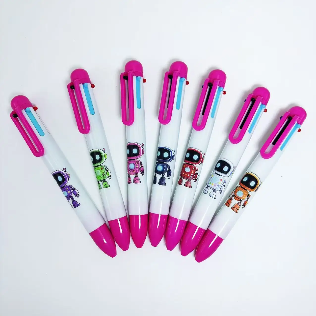 9 szt./18 szt. Kreatywne długopisy w kształcie robotów, długopisy do pisania dla uczniów, odpowiednie do użytku biurowego, na prezenty i do nauki