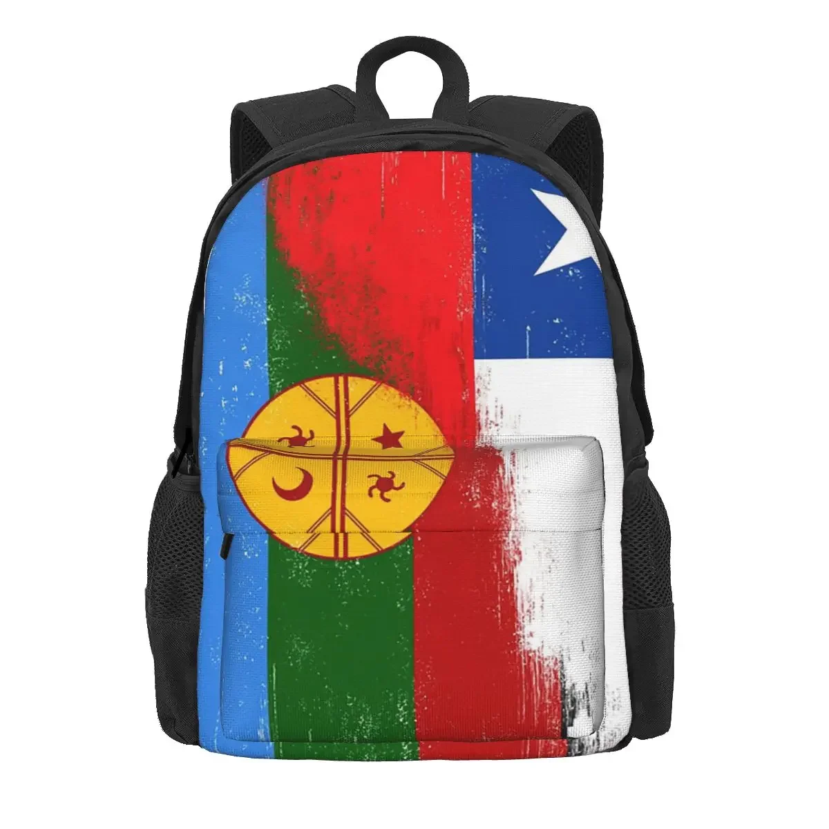 

Chile Mapuche Mix, Chilean Native Mapuche Backpacks Boys Girls Bookbag Students School Bags Cartoon Laptop Rucksack Shoulder Bag