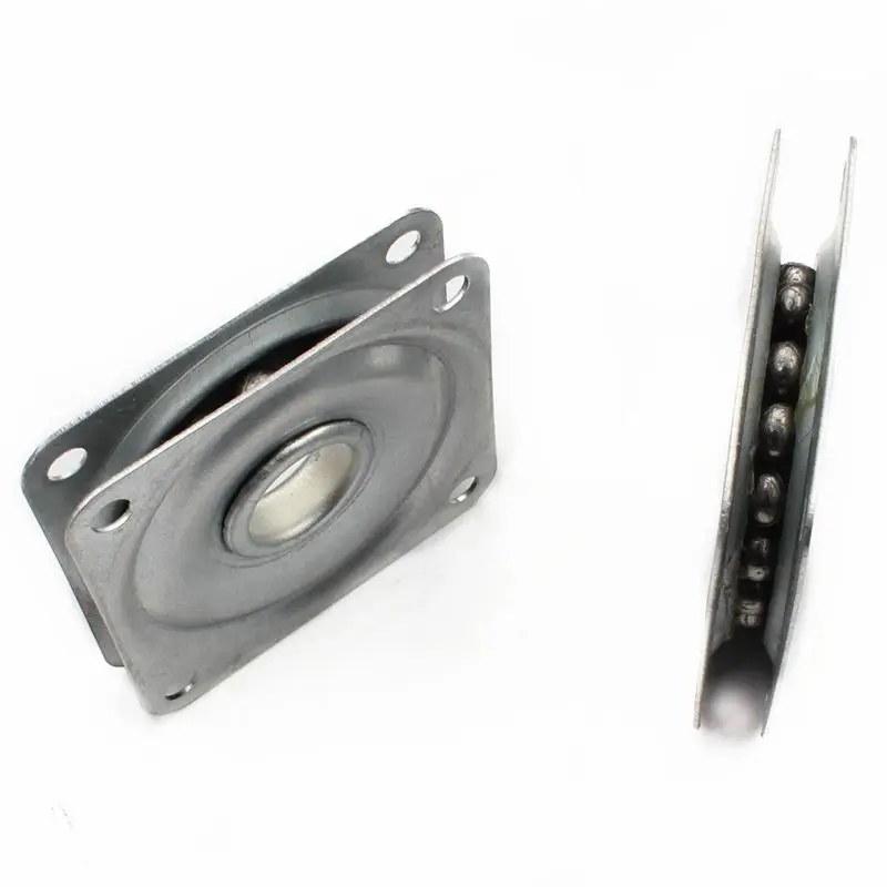 2 Inch Swivel Plate 360 Degree Rotating Turntable Furniture Hardware Swivel Plate For Display Rack Stand, Jewelry Boxes, Crafts