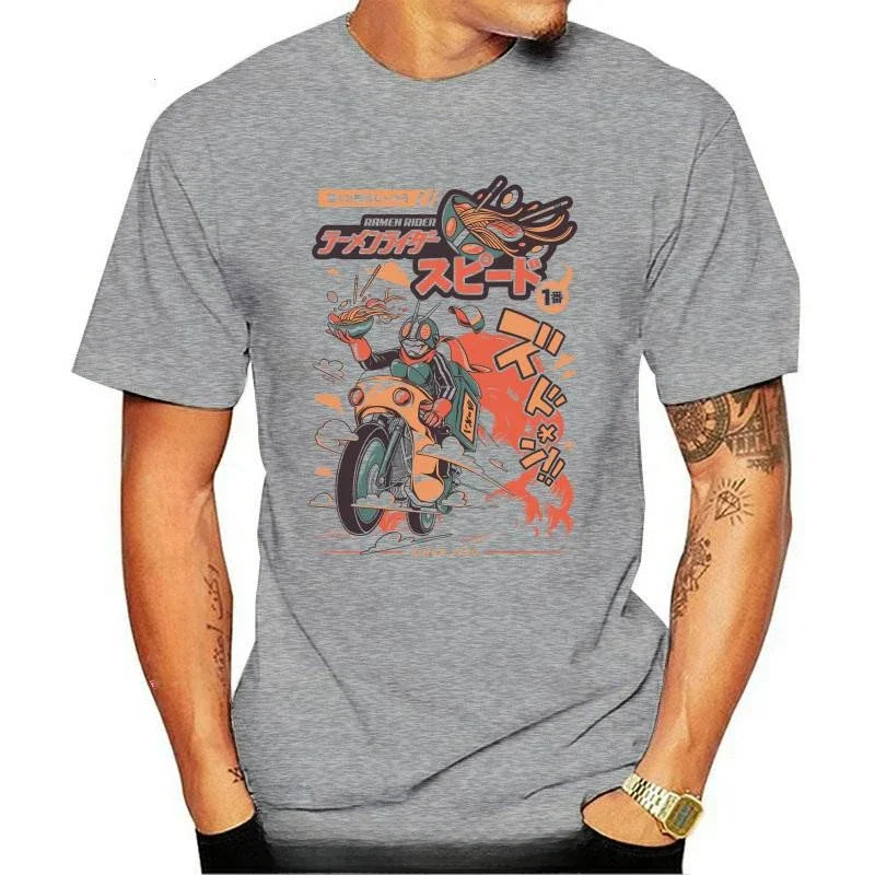 Mens New  Clothing Summer  Man Clothing T Shirt Ramen Rider Kamen Rider Sci Fi Tokatsu Japan Japanese Otaku Manga Vintage Retro