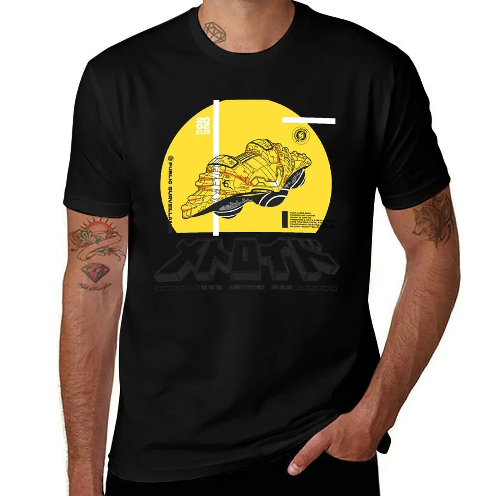 SUPER METROID T-Shirt vintage sublime street wear man t shirt Men's t shirts