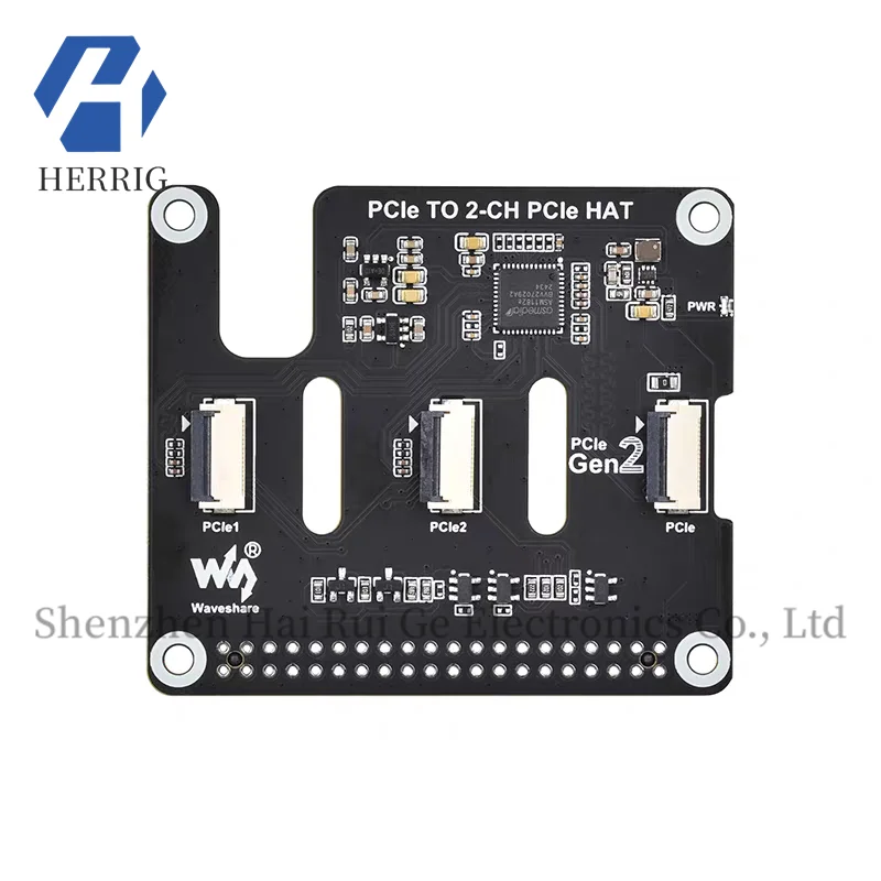 

Raspberry Pi 5 Dual PCIe Interface Expansion Board, Raspberry Pi 5 Dual-Channel PCIe FFC Adapter Board