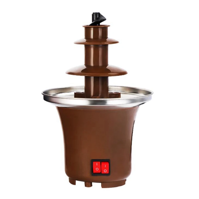 

Home Chocolate Fountain Automatic Melting Hot Pot Melting Machine With Heating Melting Tower Homemade Chocolate