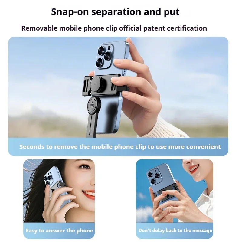 Compact Selfie Stick Tripod for Smartphones Lightweight Handheld Phone Stand for Live Streaming Outdoor and Travel Friendly Use