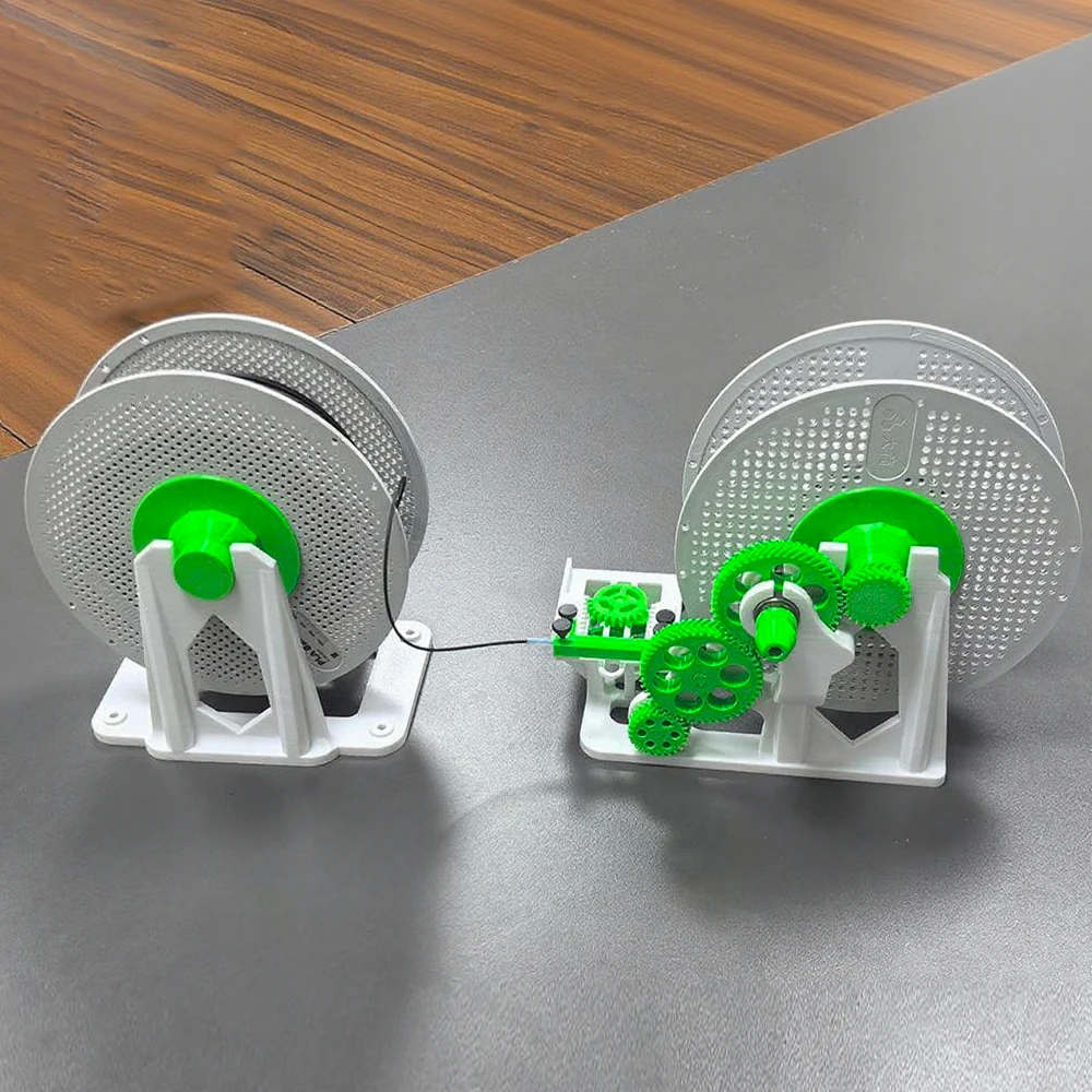 Neuer Filament-Spulenwickler für BambuP1S/ X1/ X1C/ P1P, montierter Filament-Spulenschalter für Bambu 3D-Druckerzubehör – Detail 4