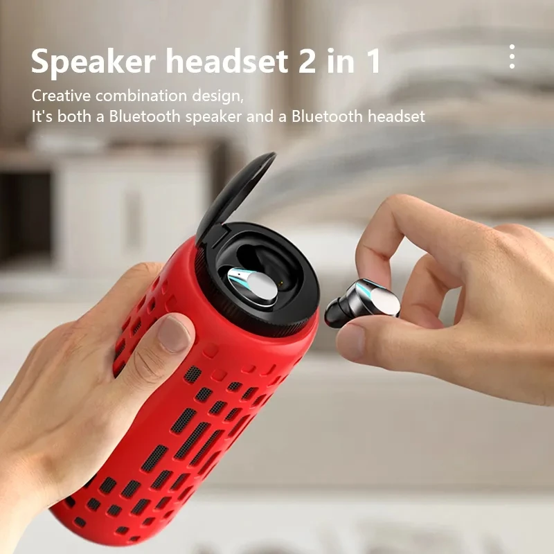 

Новинка M47 TWS беспроводные наушники Bluetooth 5,3 наушники-вкладыши с многофункциональным 2-в-1 Спортивный Портативный внешний динамик