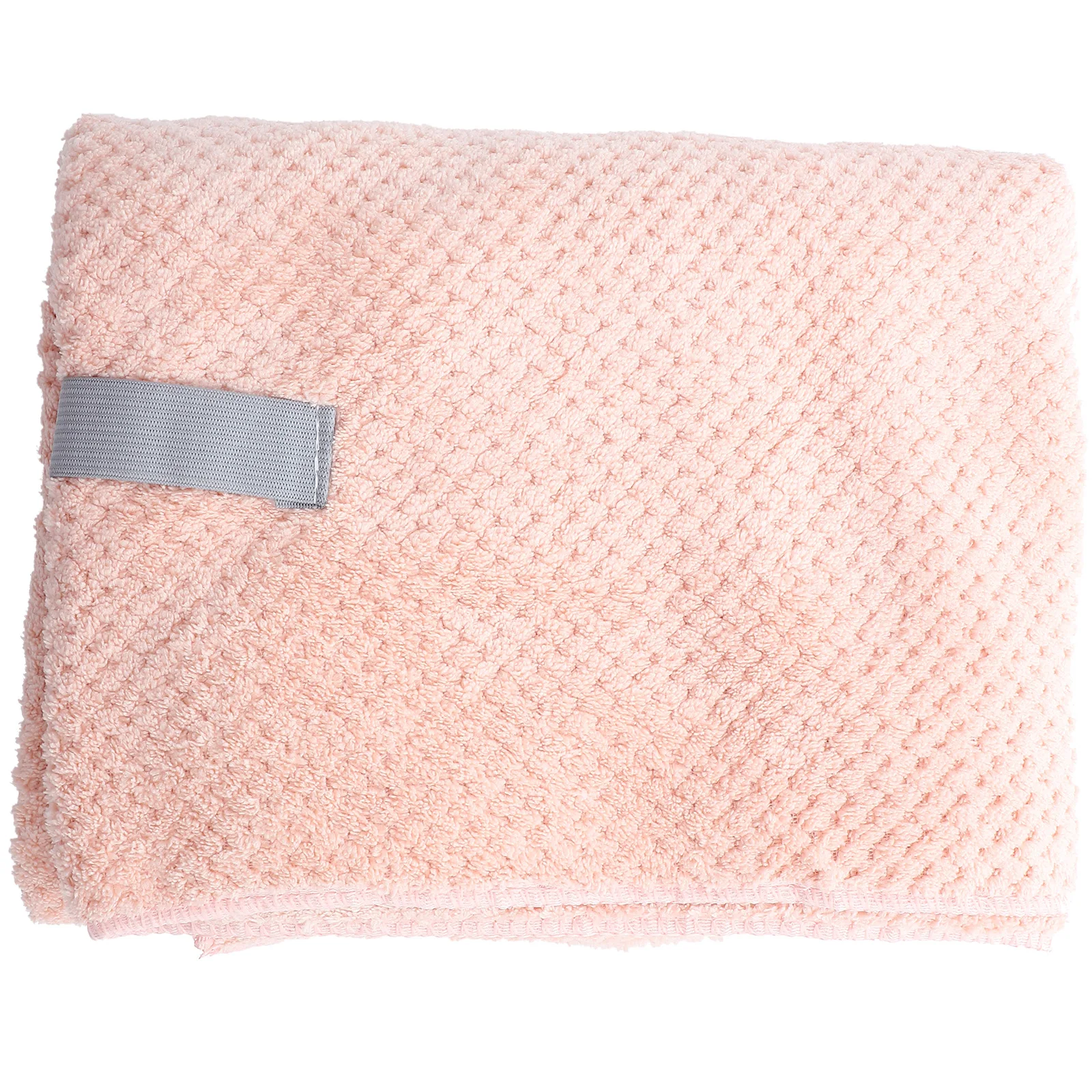 

Coral Fleece Hair Drying Towel Pink Large Size Quick Absorbent Reusable Bath Head Wrap Thickened Design Water Turban Long Hair