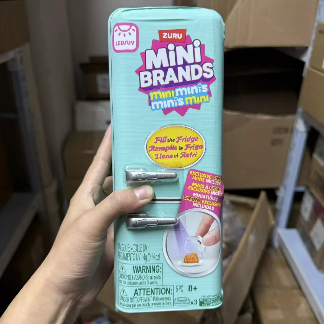 

Mini Fridge Surprise Ball Mini Brands Miniature Figure Delicious Food Mystery Blind Box Toy Collectible
