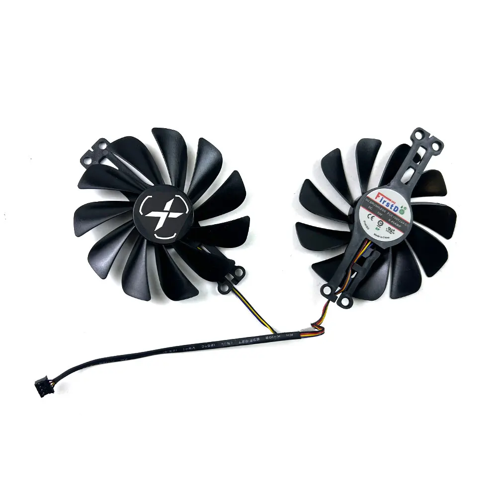 XFX Radeon RX 6600 XT 8GB Speedster SWFT 210 코어 비디오 팬용 95mm 4핀 FDC10U12S9-C 팬 대신 저소음 쿨링 팬 썸네일 3