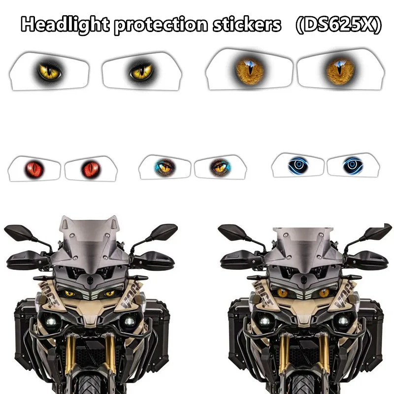

Наклейки на фары мотоцикла, пригодные для Voge DS625X 625DSX DSX 625 ds625x 2025, наклейки на фары мотоцикла DS525X DS625X
