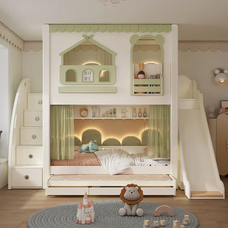 

Children get up and down bunk beds