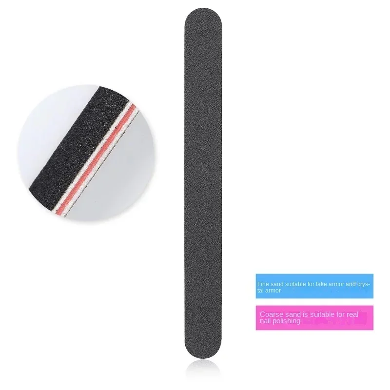 5pcs Double Sides Nail File Sandpaper Strong Nail Files Buffer For Manicure Sanding Lime Tool