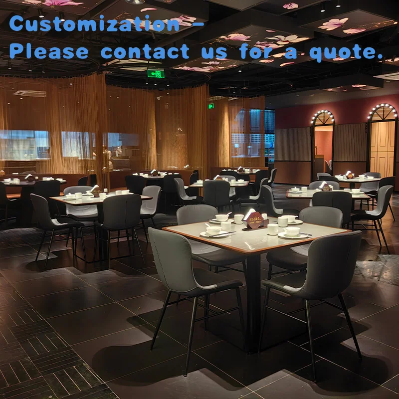 custom.High Quality Four-Person Table and Chair Set Restaurants Malls Hotels Dining Areas Home Bars