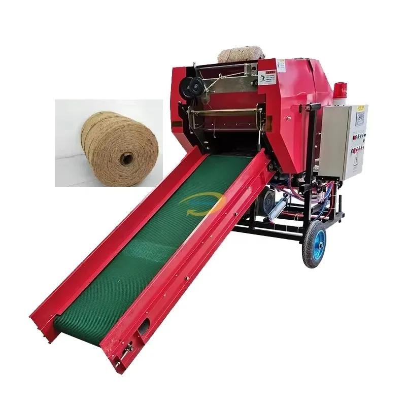 【From China】Multi Functional Engine Corn Silage Hay Bale Making Compressing Baling Machine Silage Balers