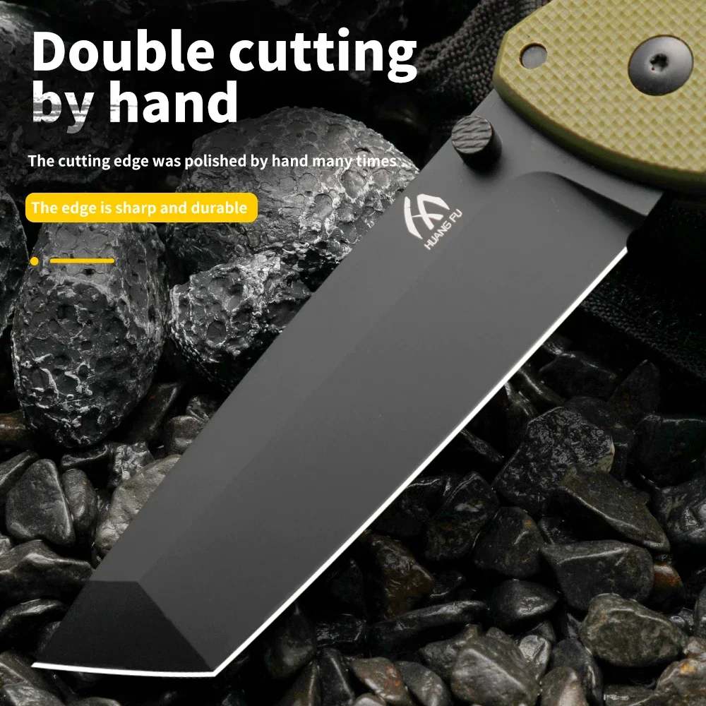 High quality multifunctional folding knife - survival knife for outdoor camping, hunting, and emergency situations, men\'s gift