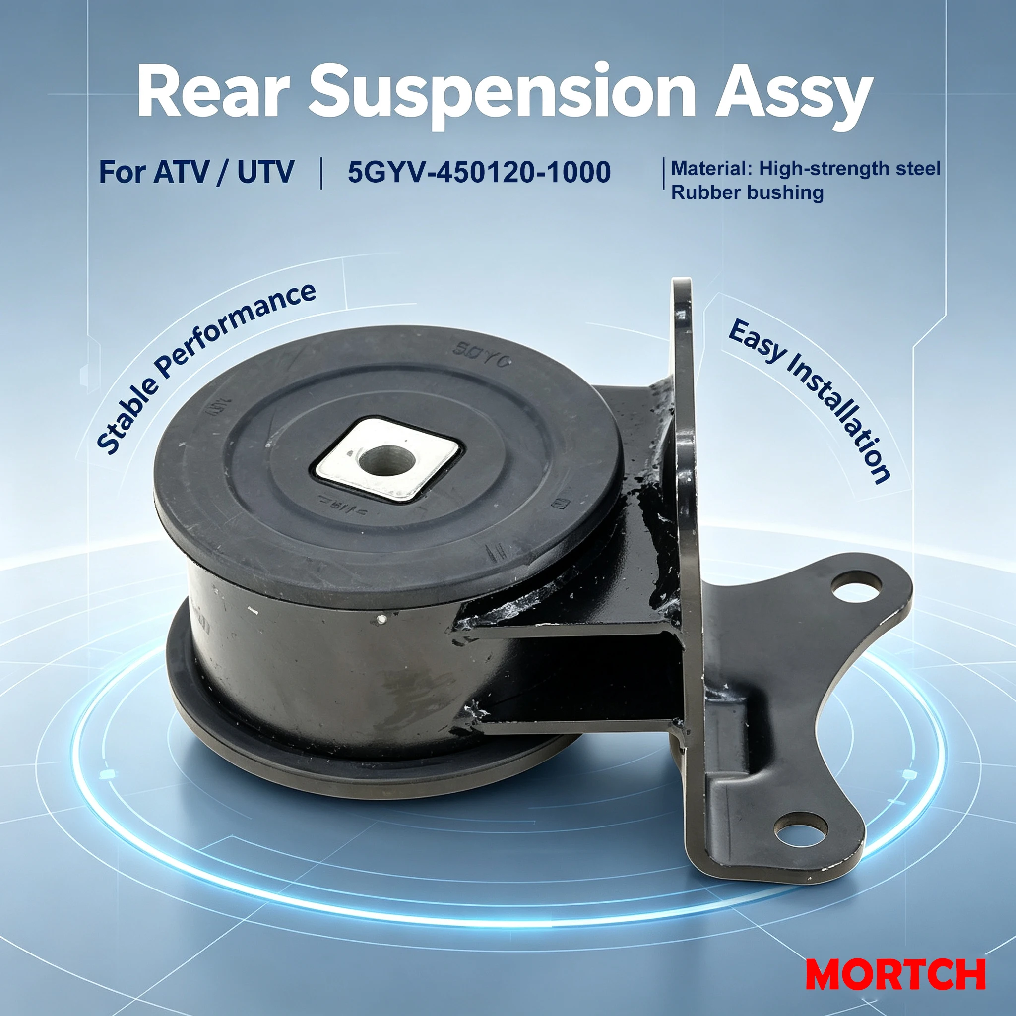 Genuine Replacement Rear Suspension Assy PN 5GYV-450120-1000 Compatible with CFMoto Z10 Z10-4 Z10 Turbo Z10-4 Turbo SSV UTV