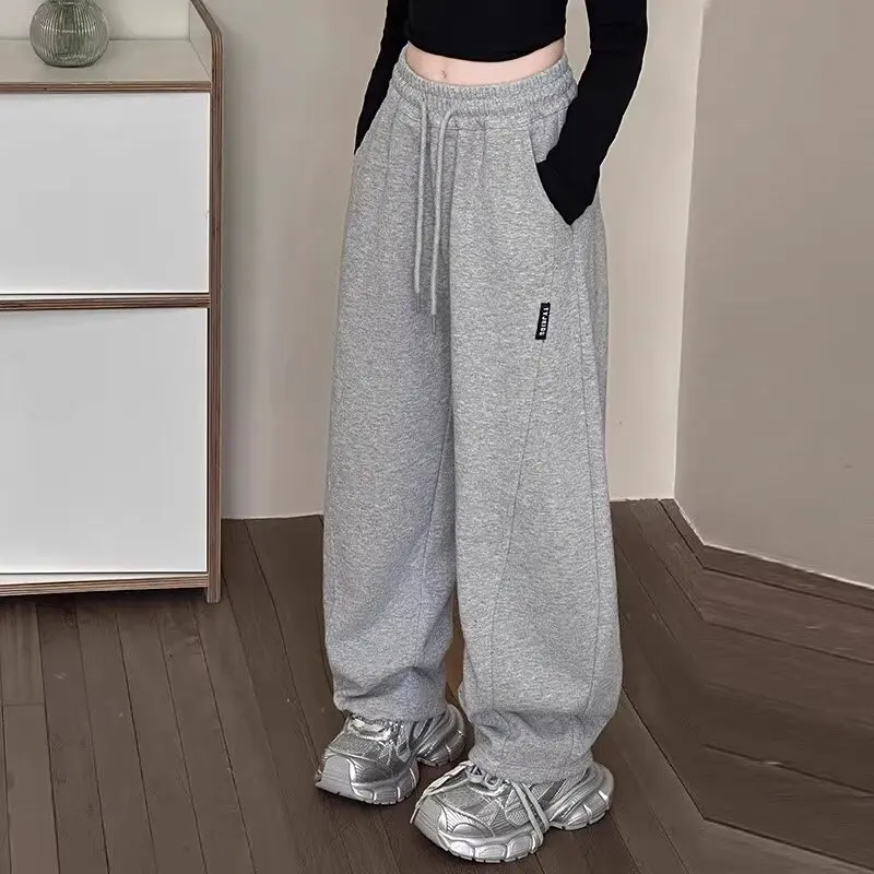 Kinder Frühling Herbst Baumwollhosen mit gebogenem Bein, Jungen Mädchen, dehnbare, lässige, lockere Jogginghosen, weiche lange Hosen für Kinder, Freizeit-Sportbekleidung – Detail 8