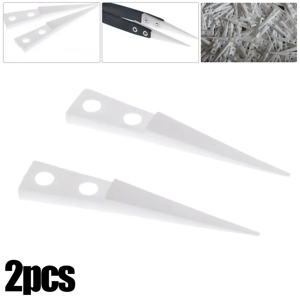 

Straight Elbow Insulated Ceramic Tweezers For For Industry High Temperature Resistance Replaceable Ceramic Tip