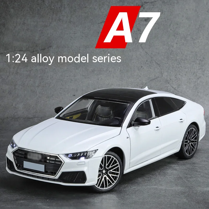 

1:24 Luxury Sedan Alloy Model Toys, Cool Lighting And Sound Effects, Strong Recovery, Four-wheel Shock Absorption