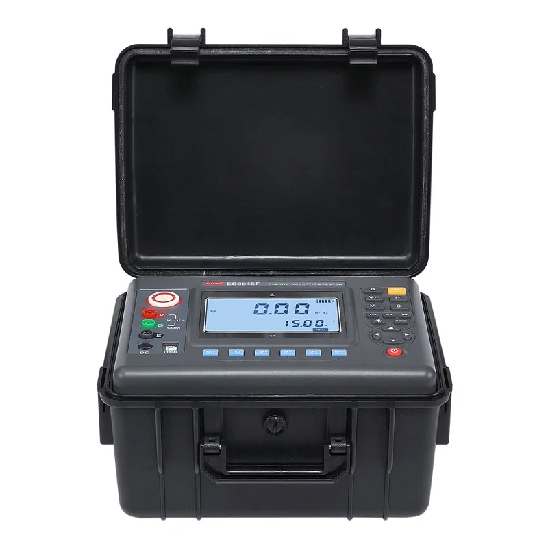 ES3045 Digital Only Megohmmeter 5kV 10T Insulation Resistance Tester for Transformer Motors Electrical Equipment Maintenance