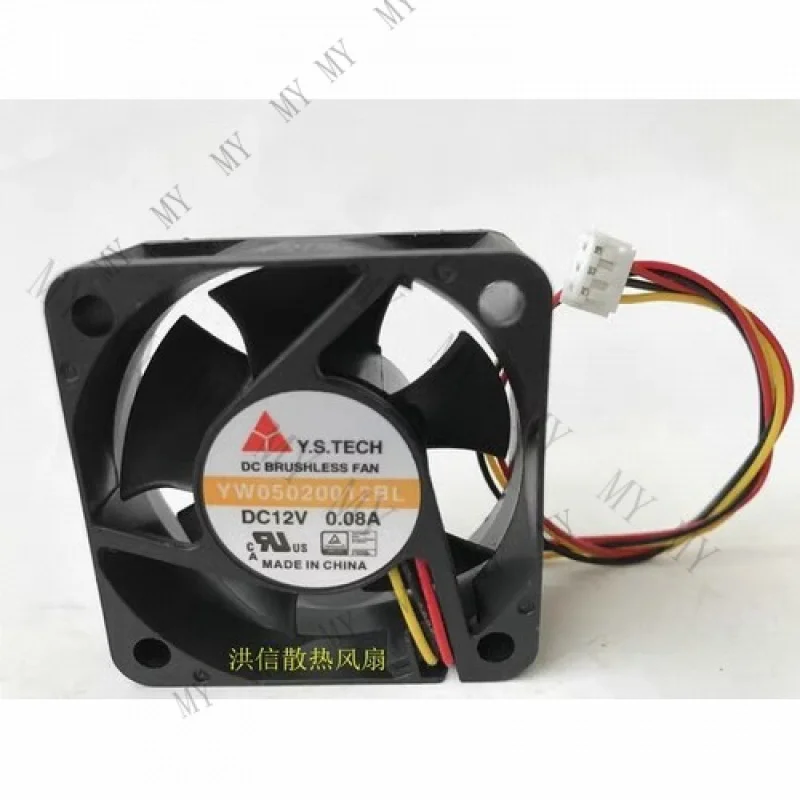 

TT для Y.S.TECH YW05020012BL 5020 DC12V 0,08A 50*20 мм 5 см 3-контактный осевой вентилятор охлаждения