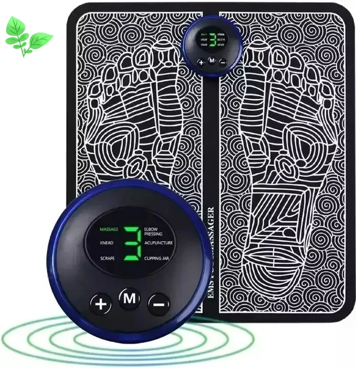 

TENS Body Massage Pad Muscle Stimulator Electric Massage Mat Electric Vibrating Foot Massager