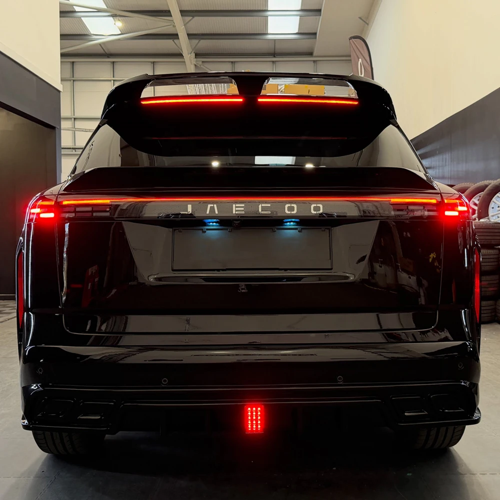 For Chery Jaecoo J7 2023 2024 2025 2026 Gloss Black Rear Roof Spoiler Cap Top Wings Cover ABS External Modification Accessories