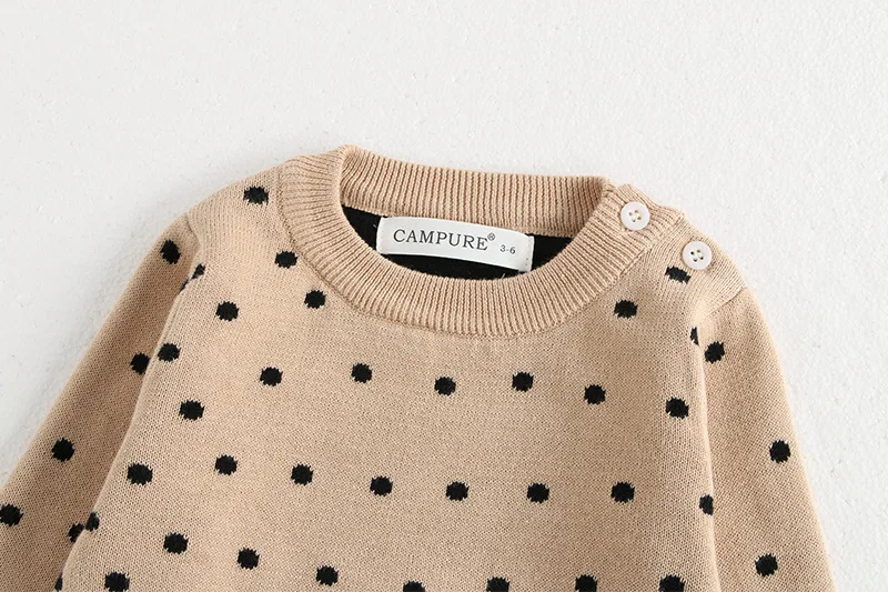 Klassisches Frühlings-Baby-Sweatshirt mit Schulterschnalle, 0–3 Jahre, gestreifter Strickpullover für Kleinkinder, Mädchen und Jungen, lockere Basis, Tops, Pullover – Detail 20