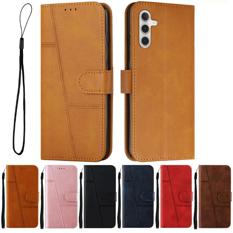 For Samsung Galaxy M55 Case Flip Wallet Book Cover for Coque Samsung M 55 M55 C55 SM-M556B C 55 Leather Protect Phone Case Funda