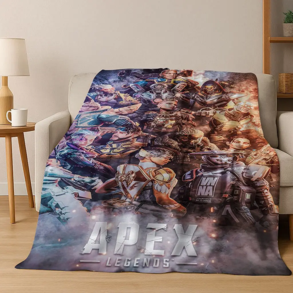 3D A-APEX Cartoon GAME Soft Plush Blanket,Flannel Throw Blanket for Living Room Bedroom Bed Sofa Cover Picnic Office Gift