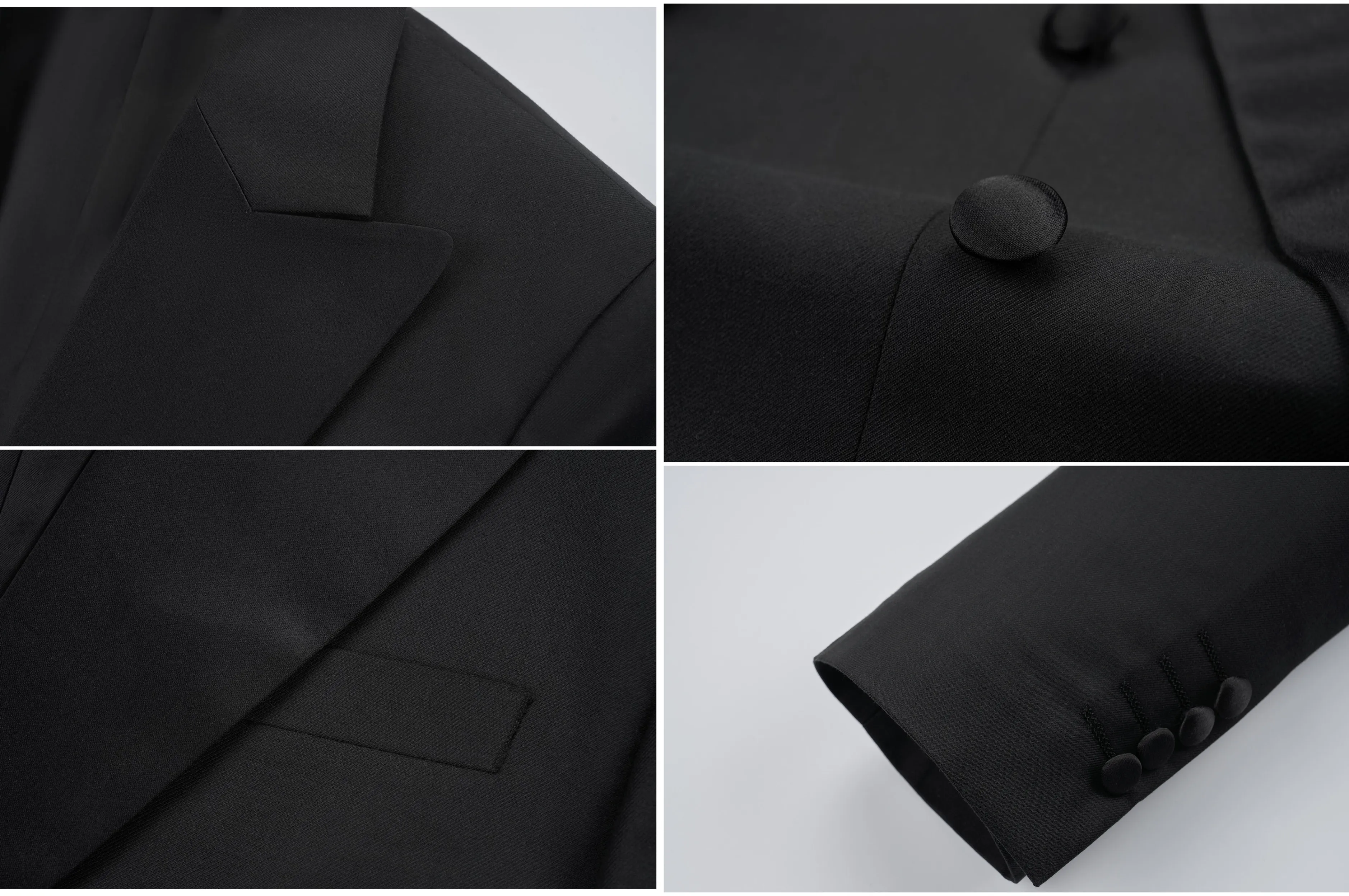 بدلة سهرة سوداء جديدة للرجال لعام 2026 مكونة من قطعتين، مناسبة لموصلات السحر/المرحلة/الفرقة، مقاسات آسيوية M-5XL. #4