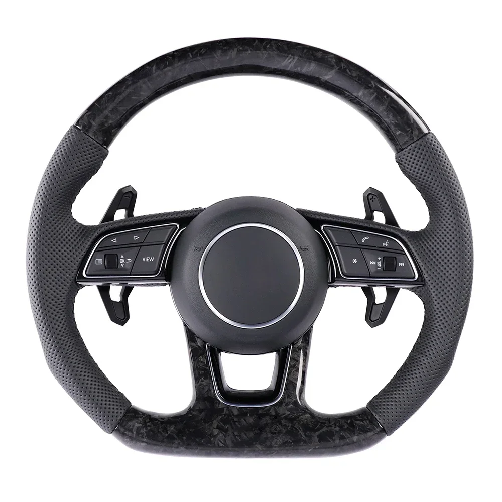 

Индивидуальный кованый руль из карбона для спортивных автомобилей, разработанный на заводе для модели B9