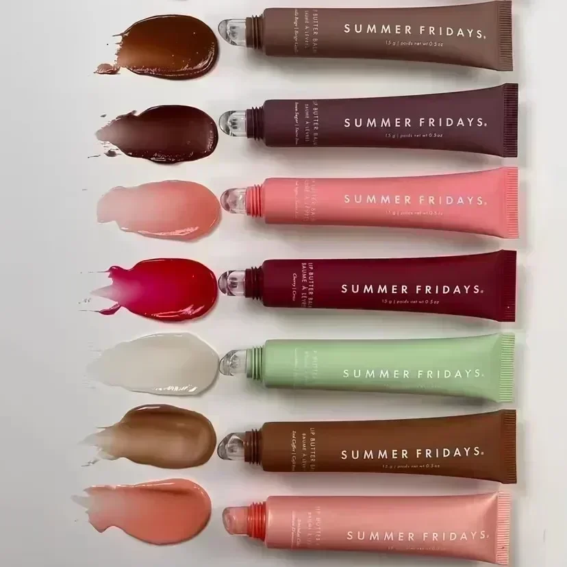 Baume à lèvres hydratant, menthe douce, sucre rose, vanille, Beige, combinaison Tube lisse, miroir, Mini ensemble de rouge à lèvres, été