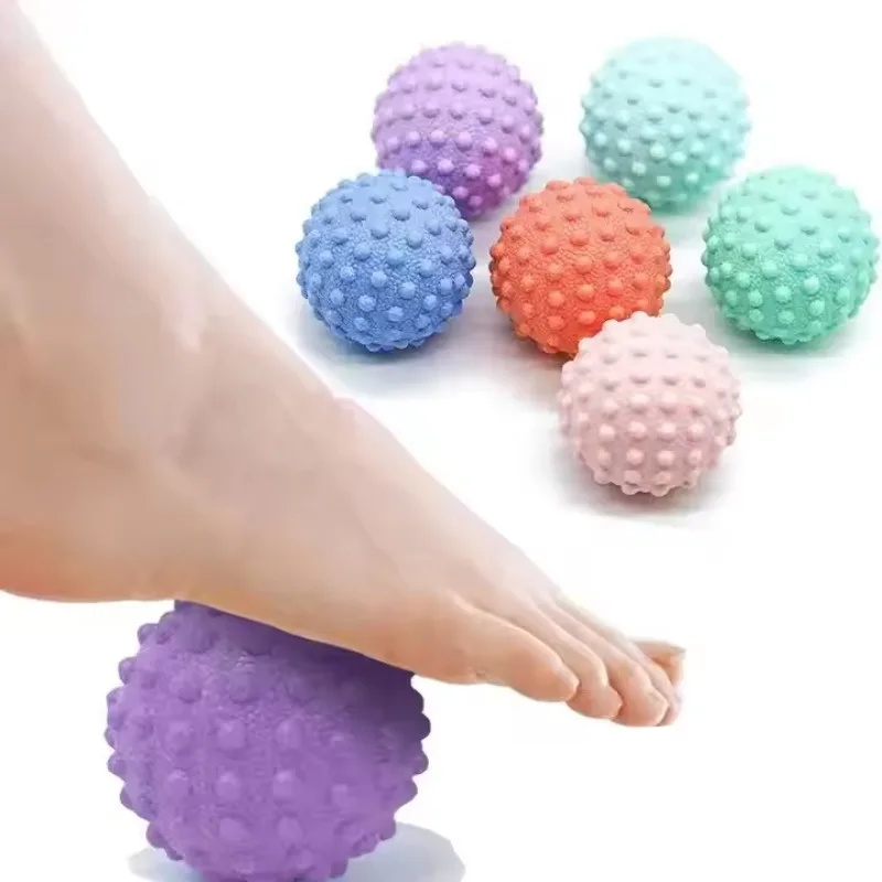 耐久性のある TPE スパイキーマッサージボールトリガーポイントスポーツフィットネス手足の痛み緩和足底筋膜炎緩和ハリネズミボール