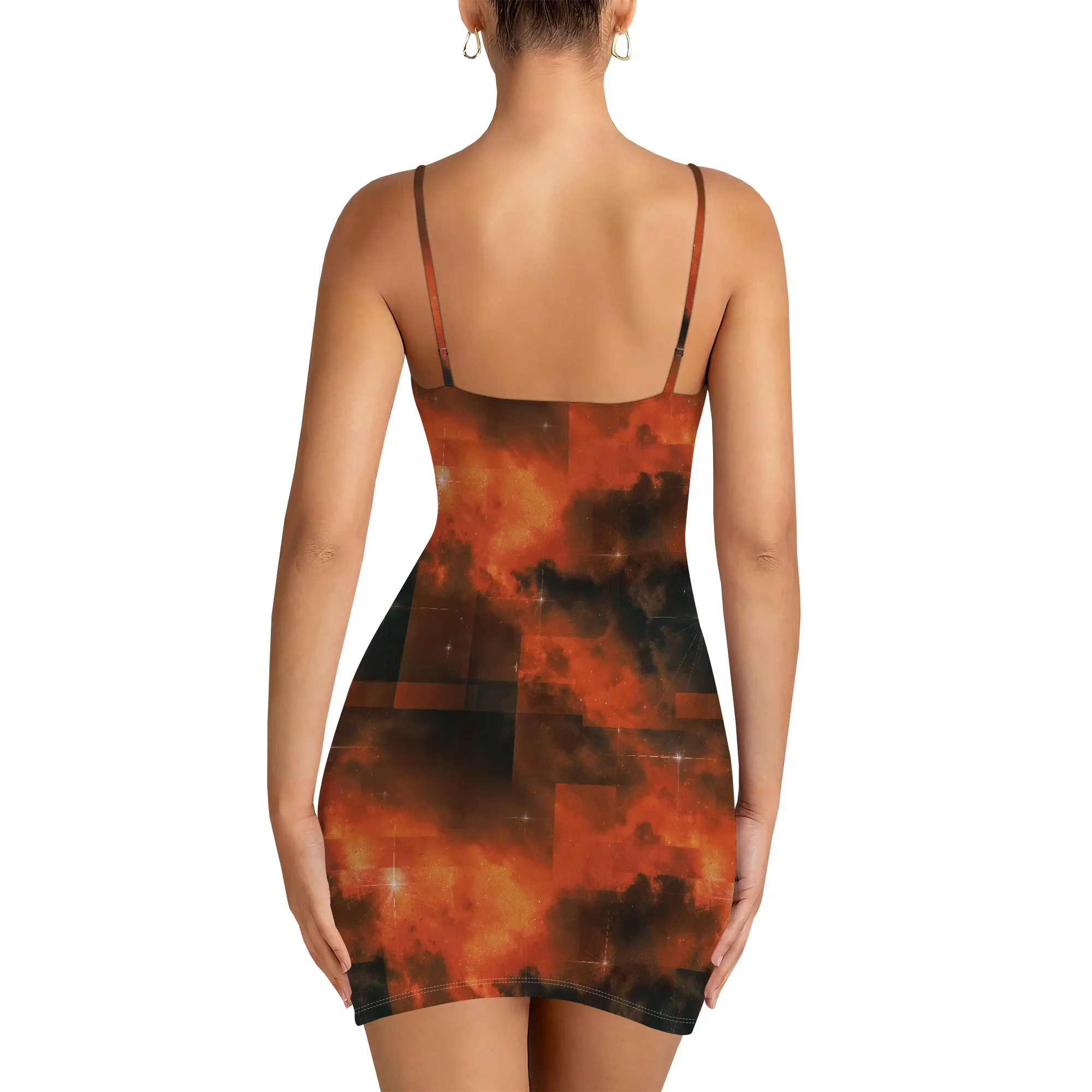 Femmes Mini robe moulante Sexy été courte dos nu Spaghetti sangle serré extensible plage fête Club robes mi-longues 2025