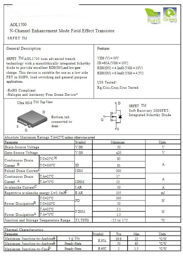 10 قطعة AOL1718 1718 AOL1712 1712 AOL1704 1704 AOL1700 1700 AOL1722 1722 AOL1412 1412 AOL1426 1426 AOL1448 1448 100% جديد وأصلي