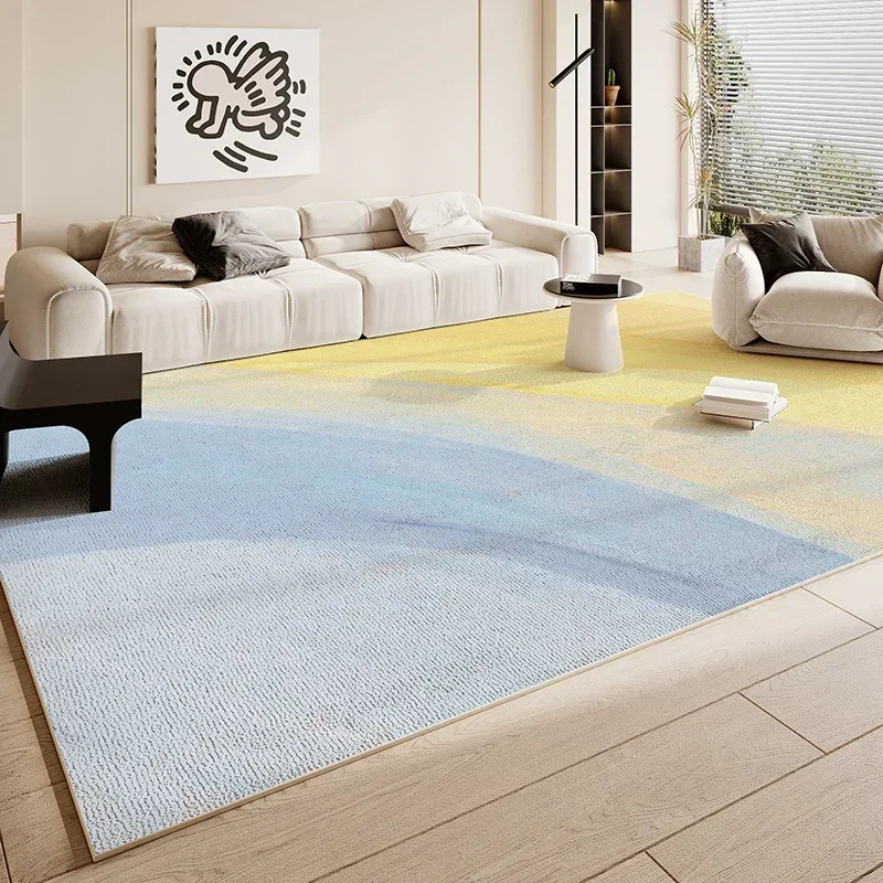 Girly Bedroom Decorative Colorful Carpet Comfortable Soft Large Living Room Carpets Non-slip Machine Washable Lounge Rugs