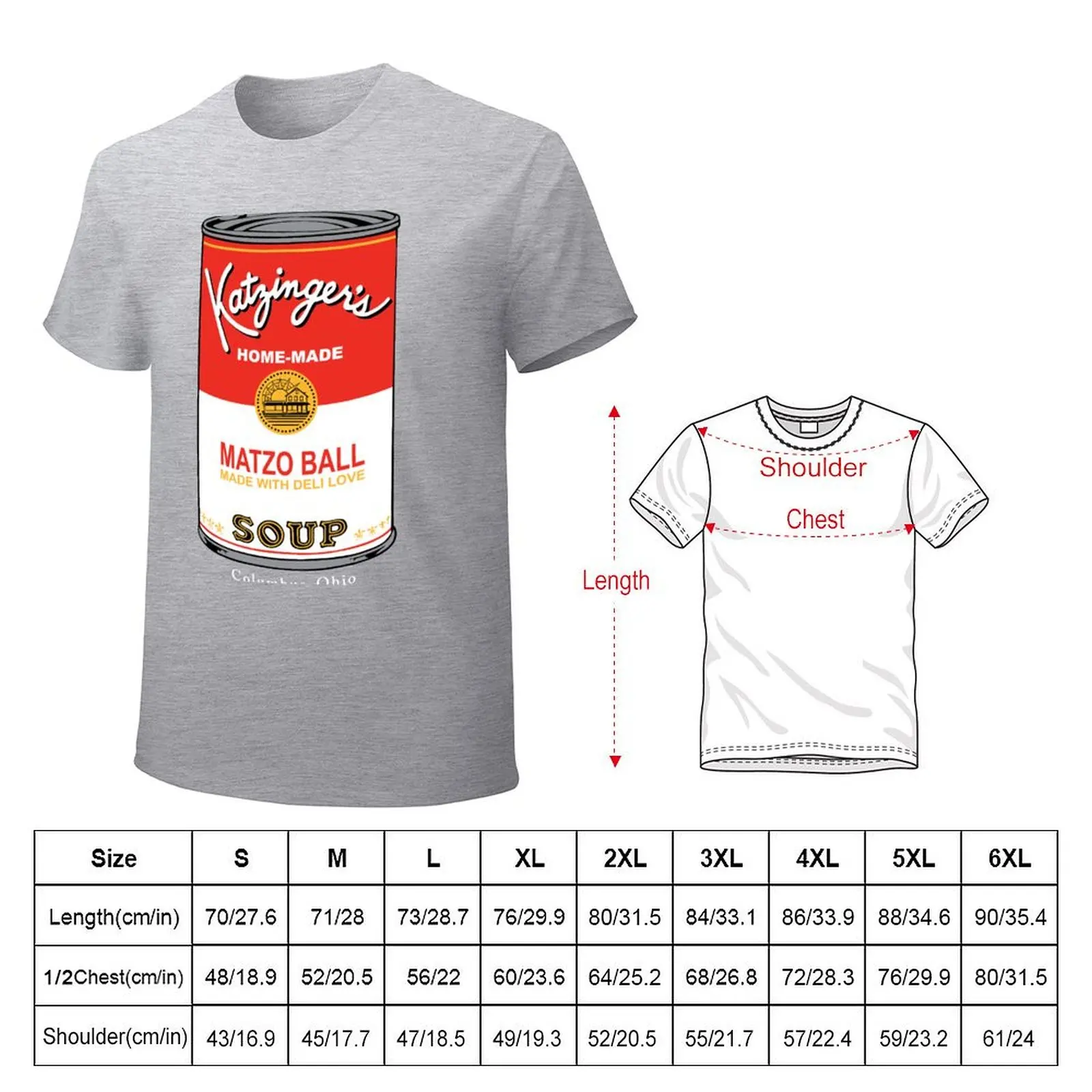 Matzo Ball Soup Can T-shirt shirts graphic tees customizeds boys whites boys animal print t shirts for men cotton