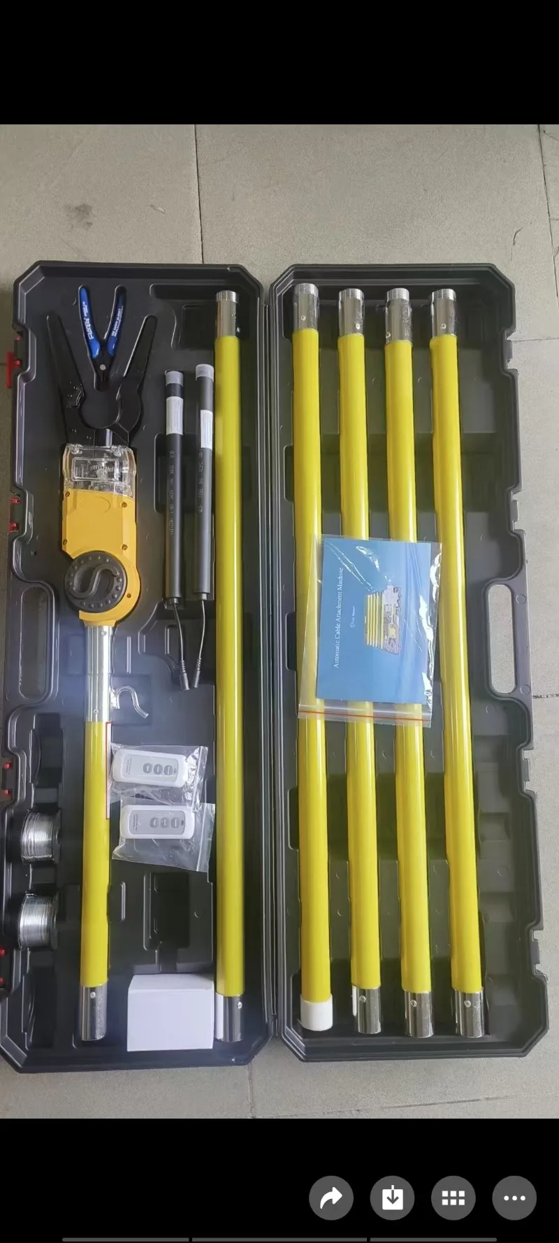 

High Altitude Line Automatic Cable Tying Machine Easy Optical Cable Binding Machine Used for Bundling High-altitude Cables